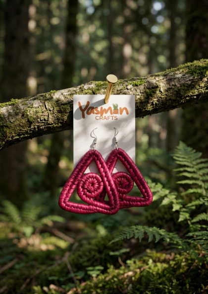 Ameerah Earrings Red