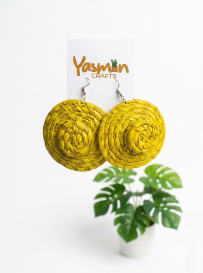 Zainab Earrings - Yellow